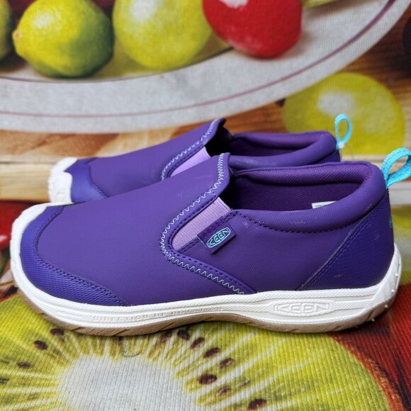 Girls Keen Tillandsia Purple/Parakeet Speed Hound Slip-On Shoes Size 5 Durable - Picture 1 of 6